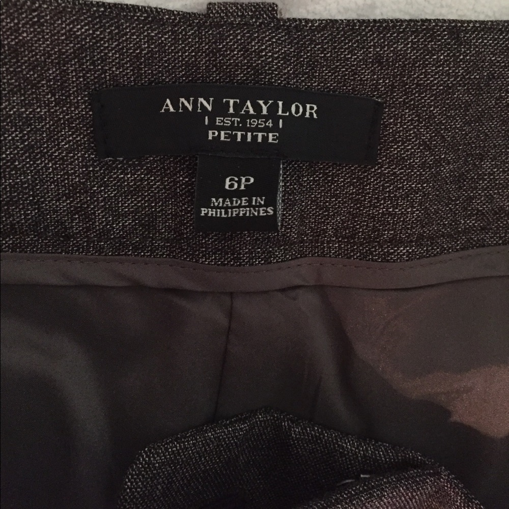 Ann Taylor • NWOT Gray Work Trousers - Picture 5 of 5